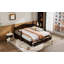 Lit de jour en bois simple avec lit gigogne simple, lit de jour extensible avec deux tiroirs de rangement-1580117706