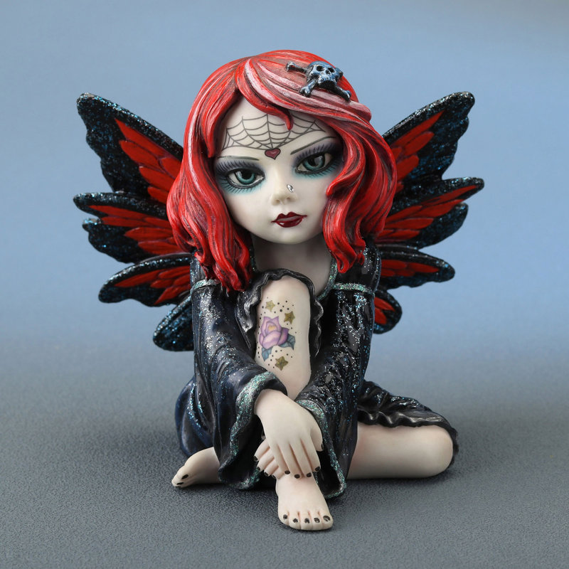 Figurine 4,33 poly résine multicolore