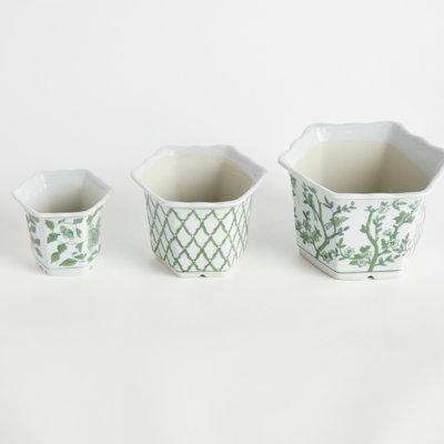 POTS IMPERIENS ÉVASÉS, ENSEMBLE DE 3