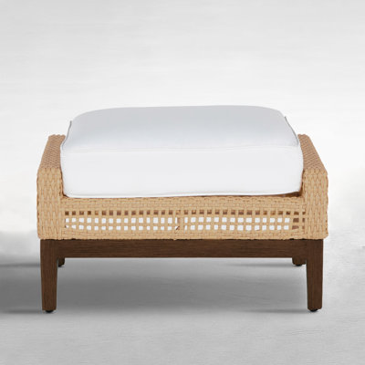 Peninsula Outdoor Ottoman with Cushion