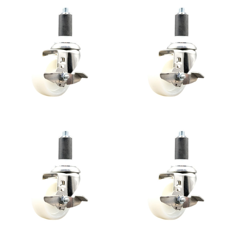 Ensemble de roulettes extensibles en nylon