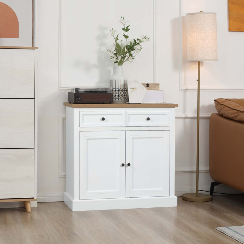 Armoire de rangement à 3 tiroirs, Blanc