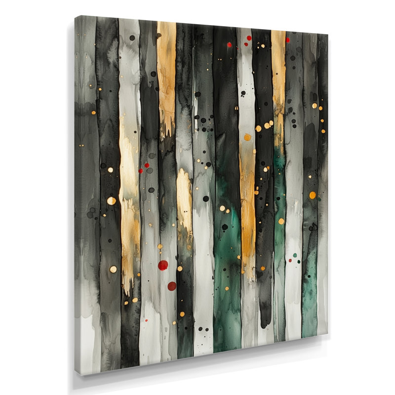 Engman - Art mural abstrait, salon, Toile tendue, Ne s’applique pas, H 20 po x l 12 po
