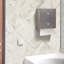 Carreau de mosaïque en marbre adouci pour plancher et mur Elyx Arabescato Venato Castella de Blanc 12 po x 12 po