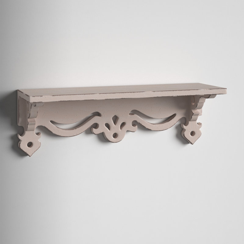Everly Floating Shelf with Live Edge