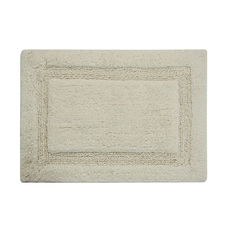 Tapis pour salle de bain Pullum, 34 po x 21 po, Ivoire
