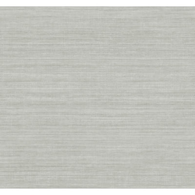 Silk Essence Light Green Faux Fabric Wallpaper