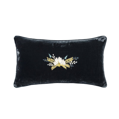 Stella Faux Silk Velvet Boot Stitch Romantic Western Decorative Pillow