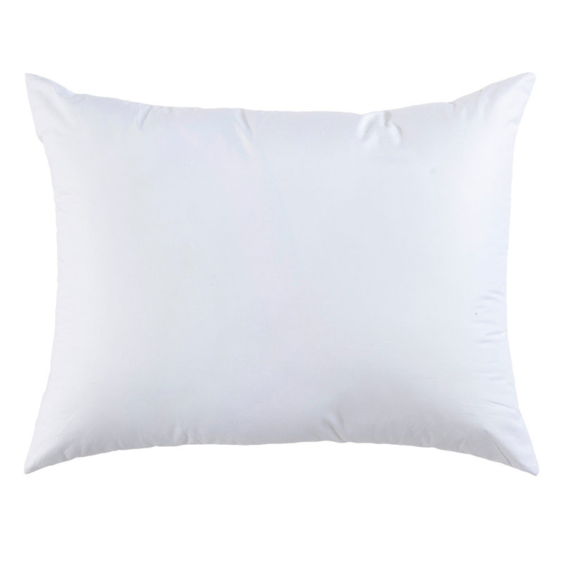 Insert de coussin en duvet blanc uni 100% coton, H 20 po x l 36 po, Blanc doux