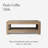 Maven Lane Paulo Wooden Coffee Table-96096752