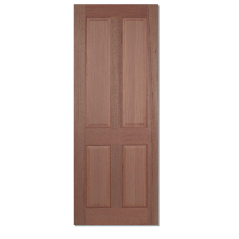 Regency 4P Unfinished Oak Internal Door, 198.1 cm H x 68.6 cm W x 3.5 cm D