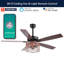 Sherranda 52'' Ceiling Fan with Light Kit-1512206605