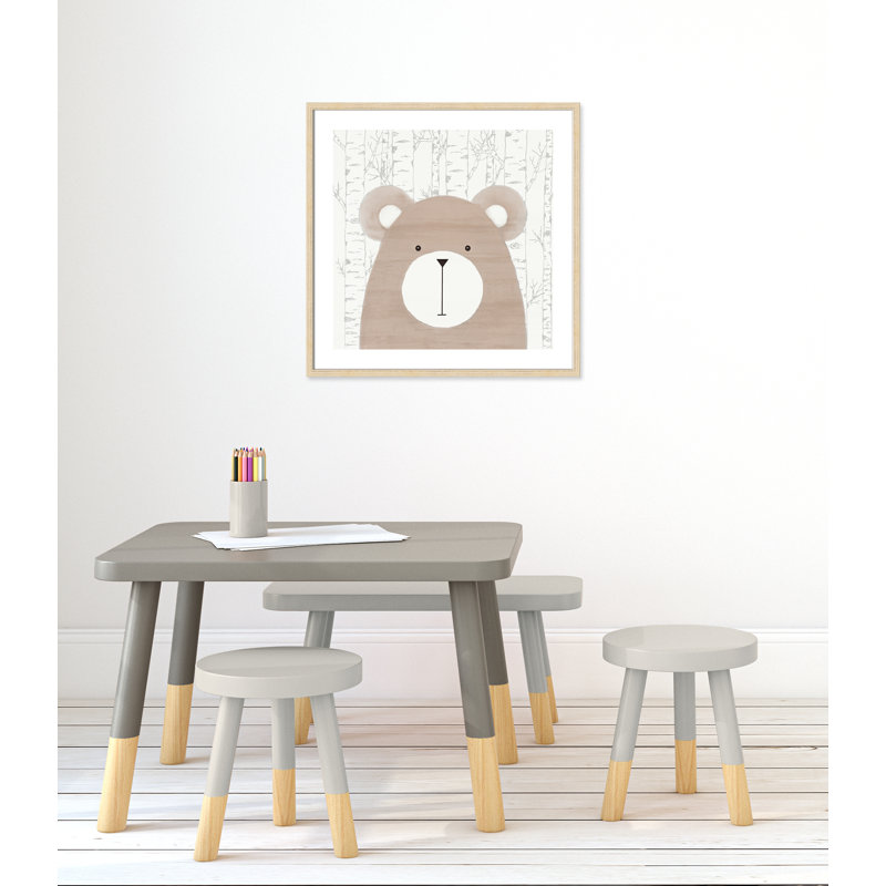 Friends 1, art encadré, 26.5" H x 26.5" W x 1.18" D, Cadre boîte beige