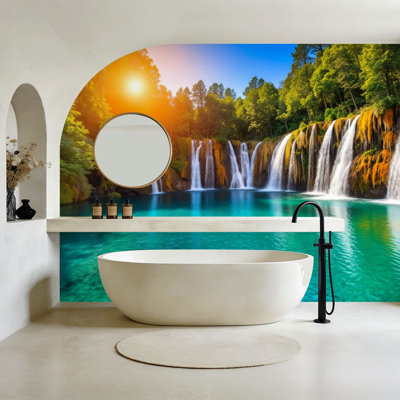 Papier peint adhésif Peel and Stick Waterfall