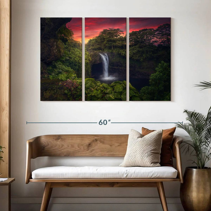Rainbow Falls à Hilo, H 32 po x l 50 po