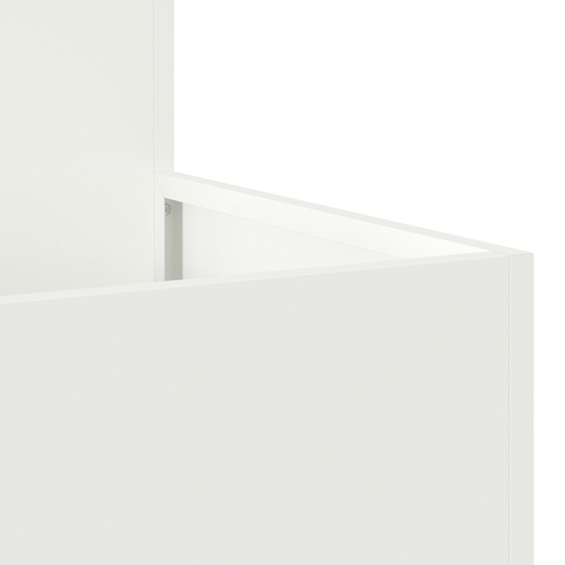 Planter Box, 48cm H x 100cm W x 100cm D, White