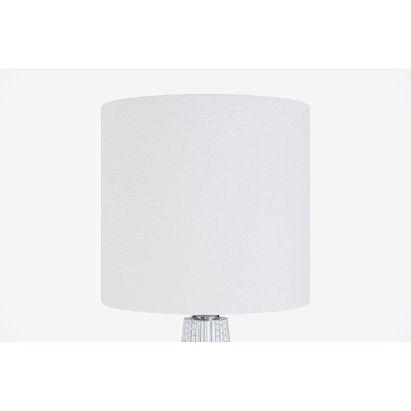 Ensemble de lampes de table 16 po Ardon, Clair, Blanc cassé / blanc