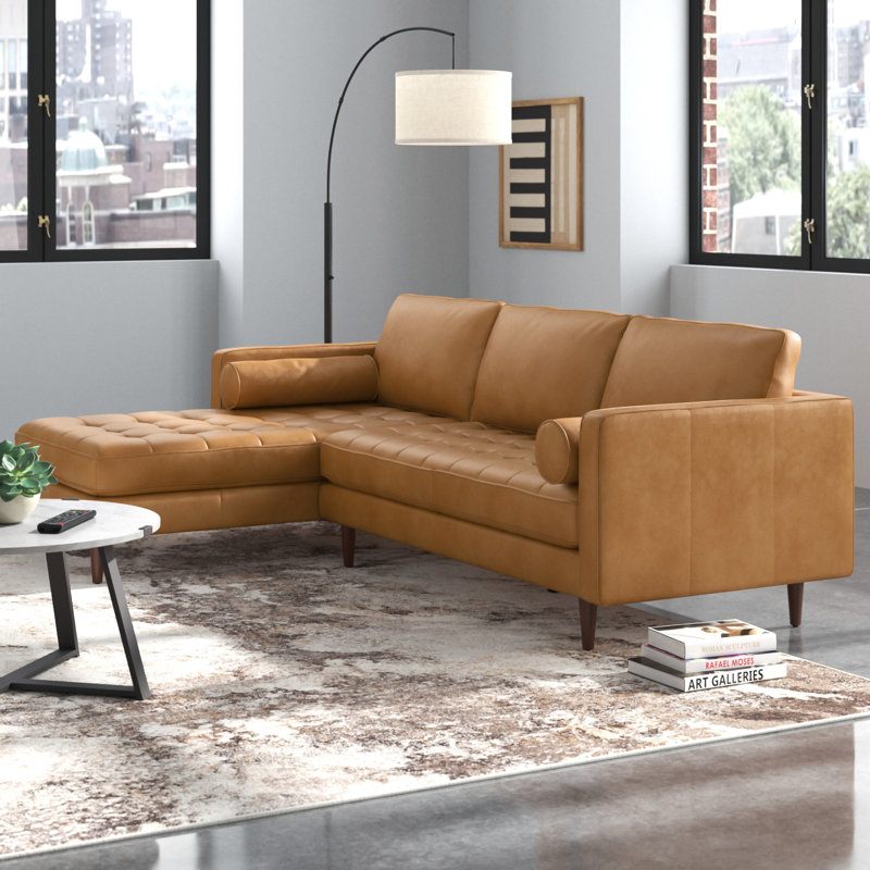Arshon Upholstered L-Shaped Sectional, Left Hand Facing