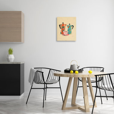 Toile moka rétro, conception par Arlington Prints