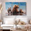 «Kamhatka Bear Family», 3 pièces sur toile-98562613