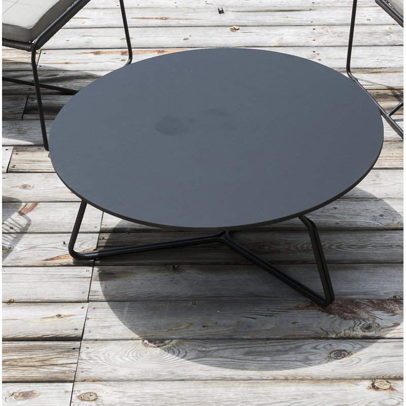 Serac Coffee Table, Ceramic Gray