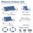 Tatisha 9-Person Aluminum Outdoor Conversation Set with Olefin Cushions-1408362313-1344655235