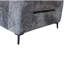 Canapé modulaire Floreda gris avec lit et rangement-117664322