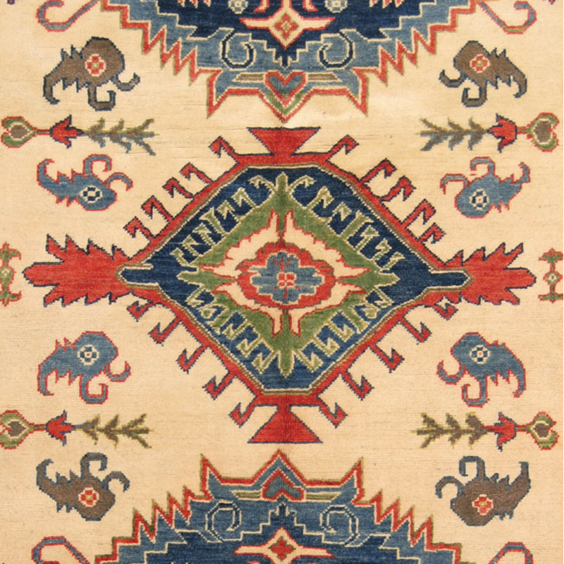 Jevon One-of-a-Kind 5'5" X 7'6" Wool Area Rug in