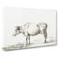 The Portrait of a Cow by Jean Bernard - Wrapped Canvas Drawing - Wrapped Canvas-55358864