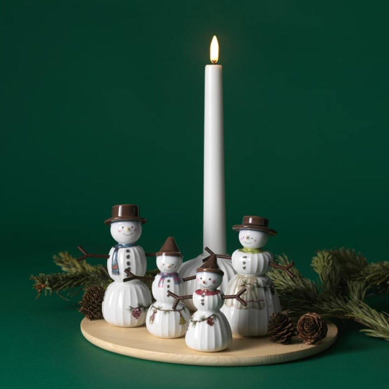 4.5'' Ceramic / Porcelain Snowmen