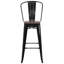 Tabouret de salle à manger en métal Margherite-460918465-466744681