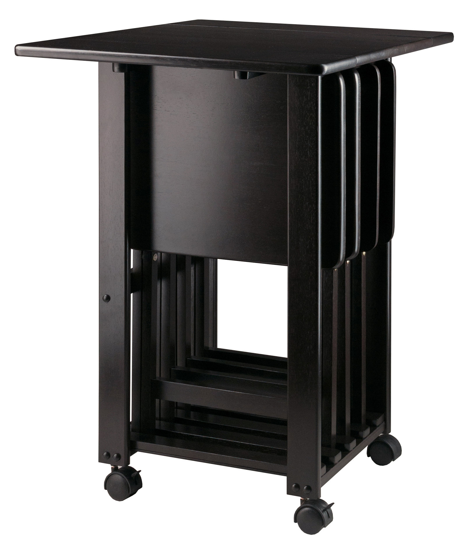 Red Barrel Studio® Adreanne Tray Table Set (Set of 4) & Reviews | Wayfair