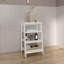 Rangement à tablettes à 4 niveaux pour salle de bain, table d'appoint et salon-1485660769