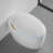 Unique Smart Toilet With Bidet Built In, Intelligent One Piece Toilet For Modern Bathroom, Auto Open/Close Seat, Foot Sensor, LED Display, Night Light, Warm Water & Dryer, White-118737807