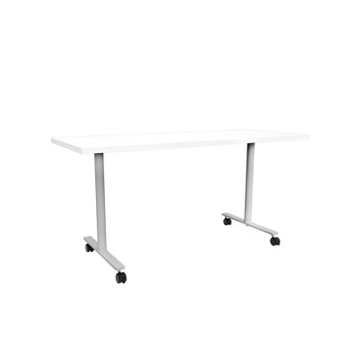 Table polyvalente avec pieds en T et roulettes Jurni