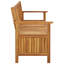 Cadhla Solid Wood Acacia Outdoor Bench