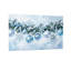 Ornements de Noël, décorations bleues, flocons de neige, rubans, scène hivernale-1455074906