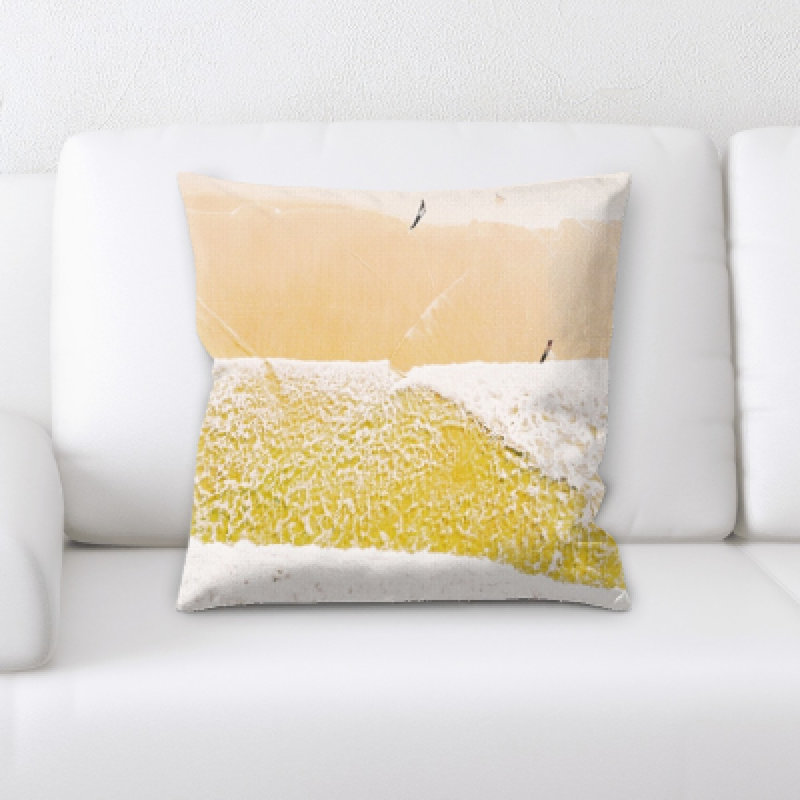 Microsuede Reversible Throw Pillow