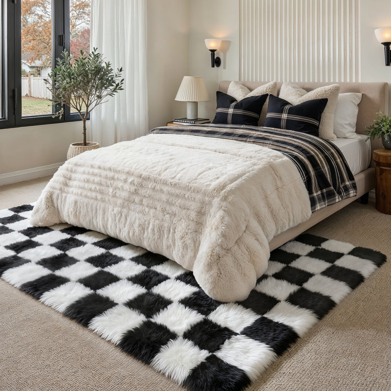 Shag Area Rug, Rectangle 183 x 274 cm