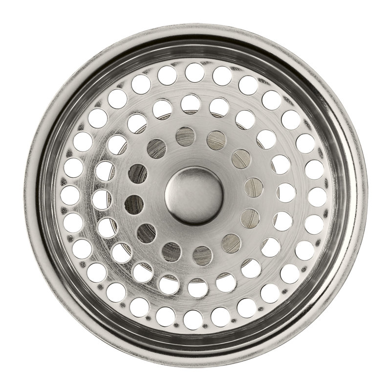 Plateau de drain en acier inoxydable STRAINER CUP ASSY, H 1,65 po x l 4,85 po x P 5,95 po