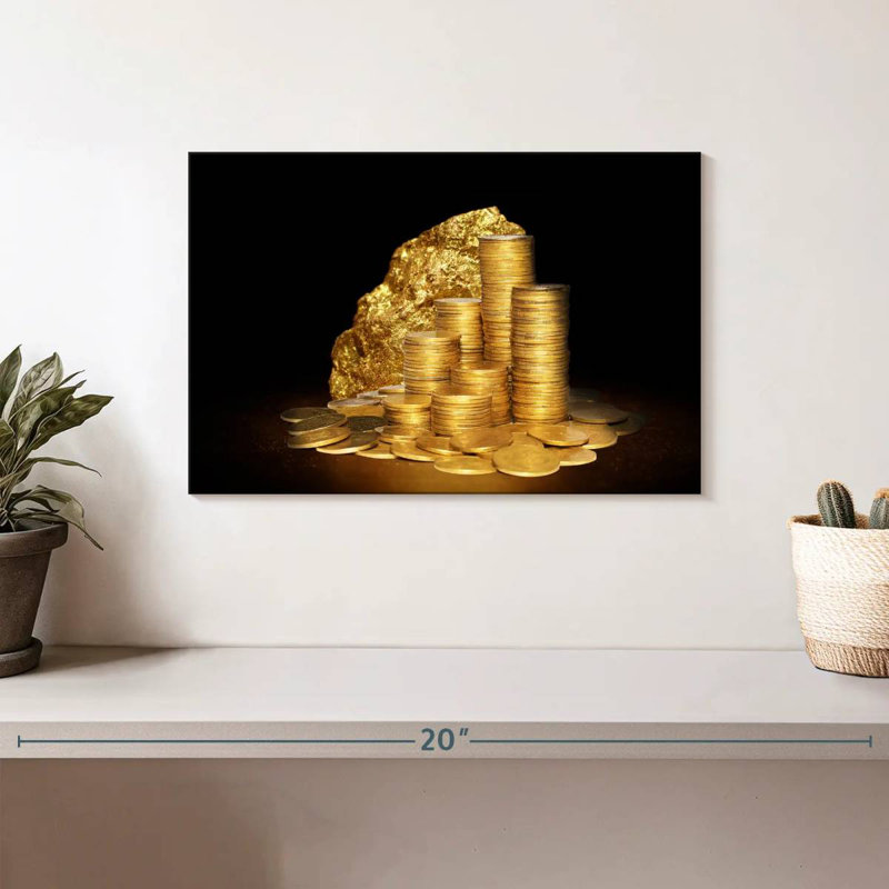 Pièces d'or Kerner, H 8 po x l 12 po