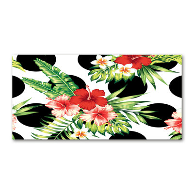 Hawaiian Flowers - Wrapped Canvas Print