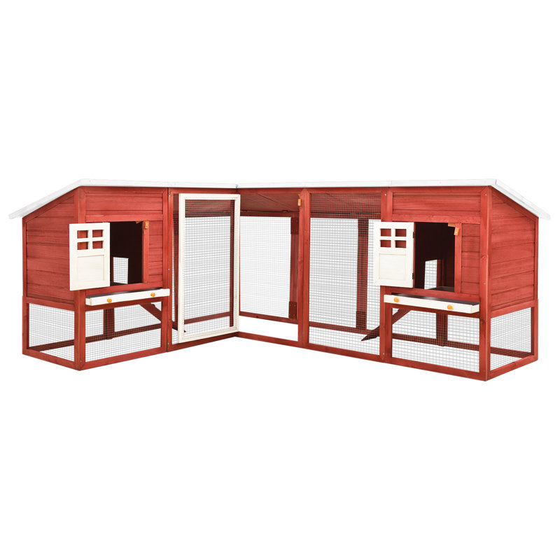 Casiana Rabbit Hutch, Red