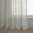 Marylane Geometric Patterned Faux Linen Sheer Curtains for Bedroom & Living Room Curtains - Single Panel Drapes-1137435141-1077455646