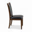 Ensemble de 2 chaises d'appoint en similicuir Ameerah