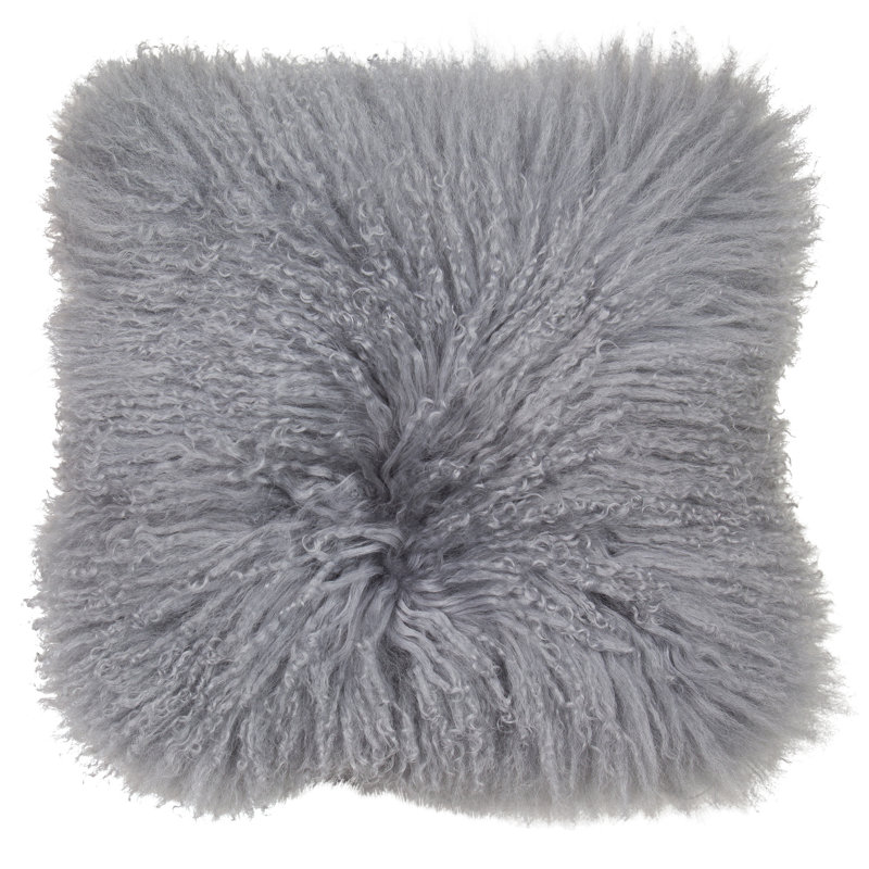 Omar Square Throw Cushion, Grey