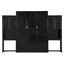Grand lit escamotable avec bureau, coiffeuse et armoires-915522828