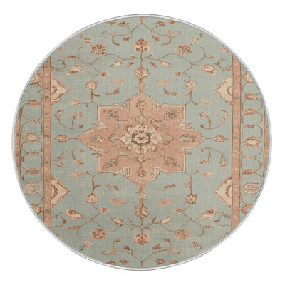 Tapis beige lavable à la machine Afyon