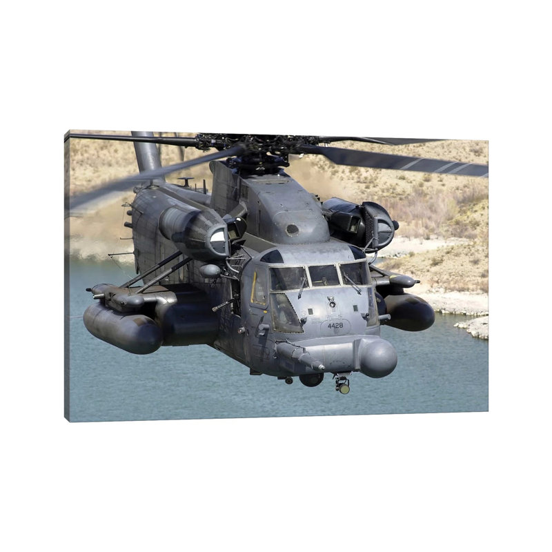A MH-53J Pave Low IIIE Heavy-Lift Helicopter by Stocktrek Images - Wrapped Canvas Print, 20.32 cm H x 30.48 cm W