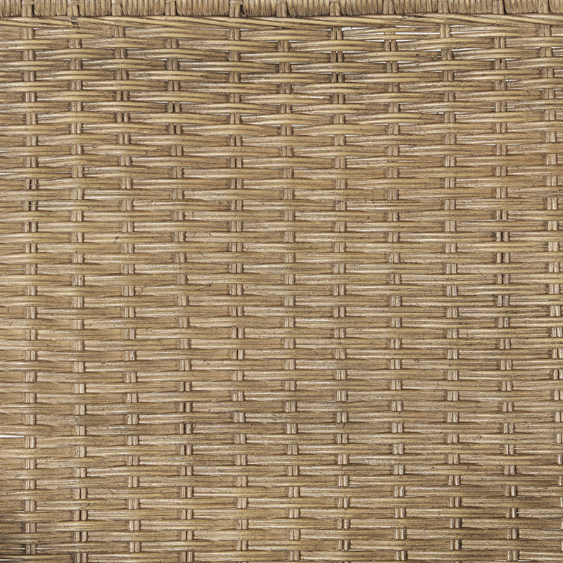 Chaise d'appoint, structure en bois, entièrement assemblée, sans coussins, accoudoirs encastrés, siège et dossier naturels,